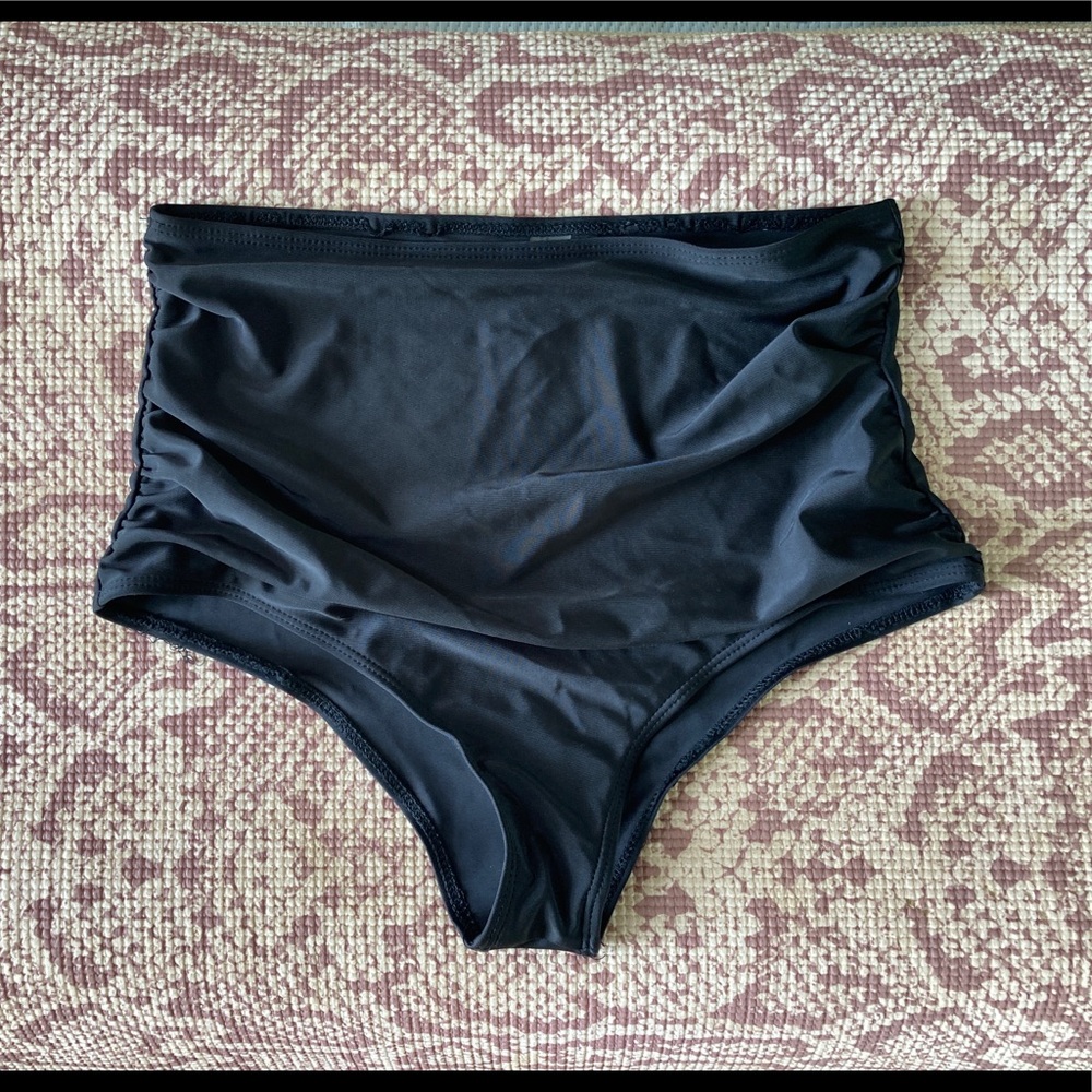 High waisted bikini bottoms